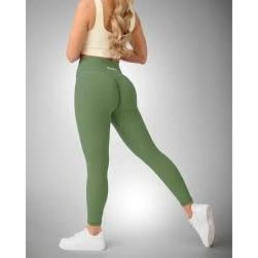 Boom Booty olive green Mulan Anti-Cellulite Leggings